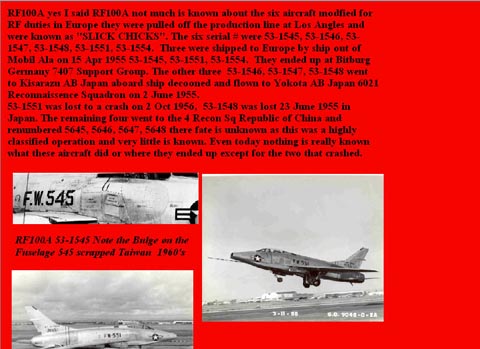 Picture of the home page for the RF-100A history. 
      Click on this picture to link to the site.