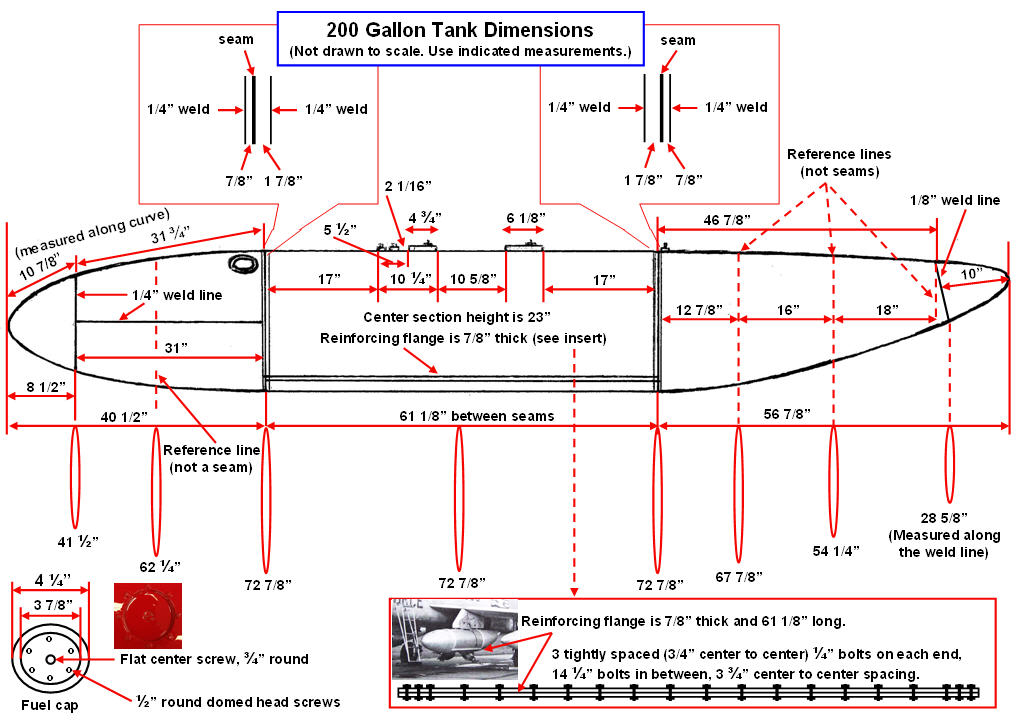 200-gallon tank dimensions. Click on the picture to enlarge it.