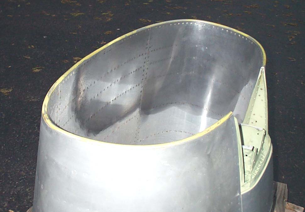 Partially Polished Intake Interior Surface. Click on the picture to enlarge it.