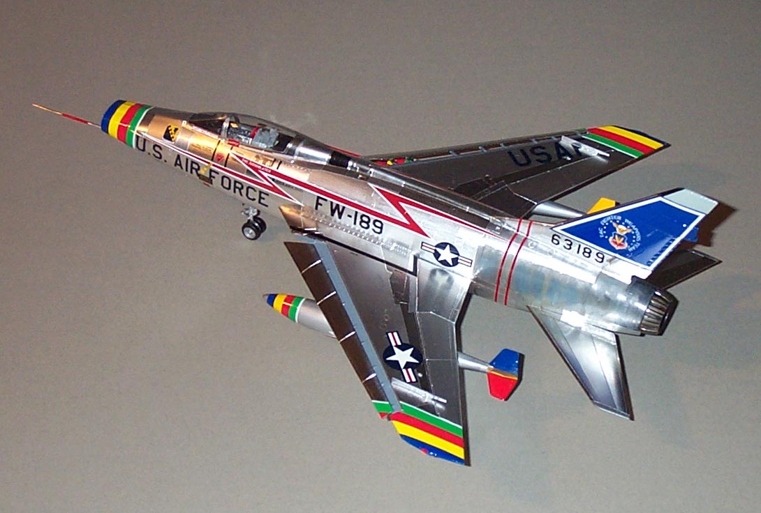 F-100 Super Sabre Scale Models